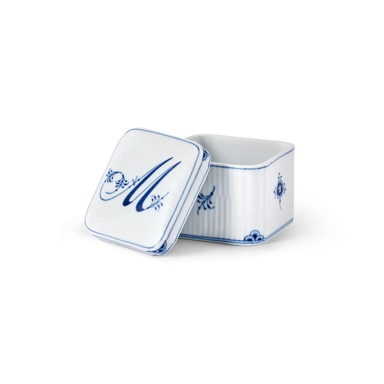 Alfabet Kollektion firkantet bonbonniere, M, 13 cl