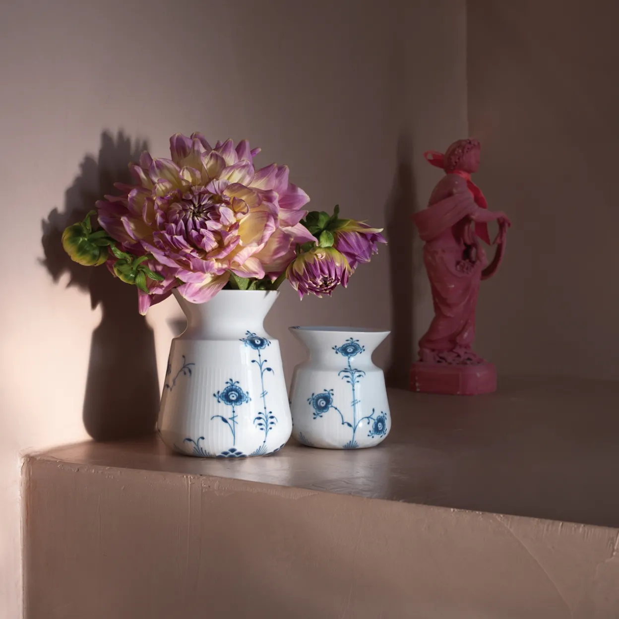 Blå Elements vase, 13 cm