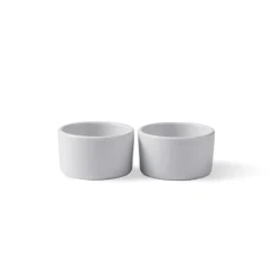 Blå Mega Riflet souffléskål, 9 cm, 2 stk.