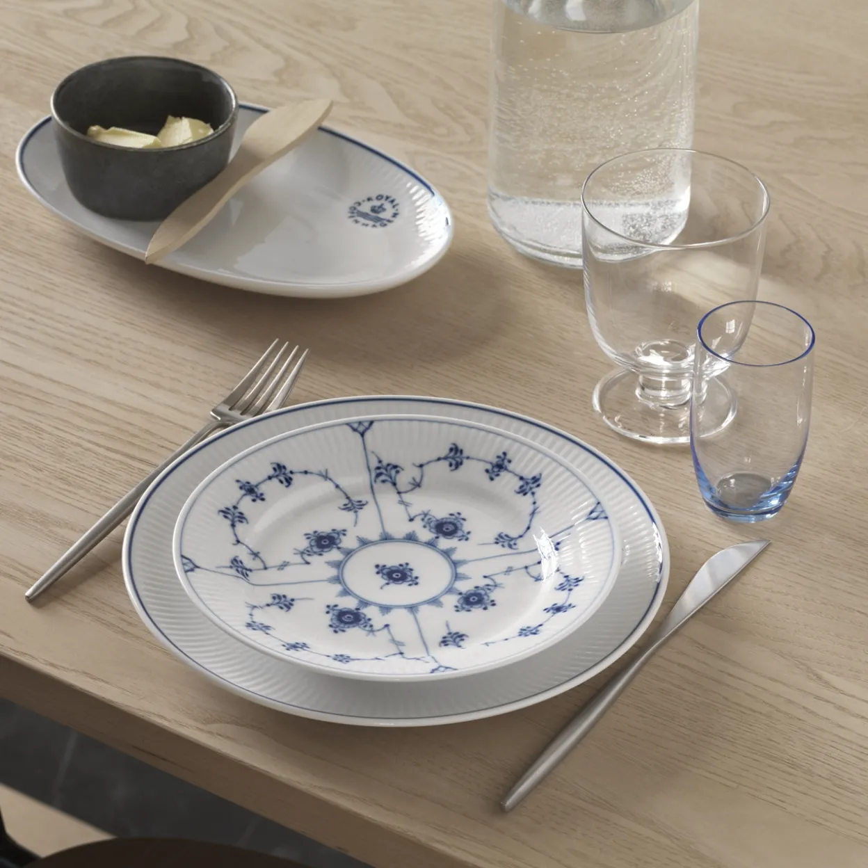 Blueline tallerken coupe, 27 cm
