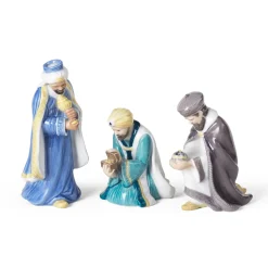Figurer krybbespil, de tre vise mænd, 19 cm, 12,5 cm, 14,5 cm, 3 stk.