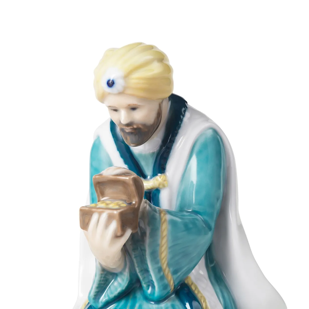 Figurer krybbespil, de tre vise mænd, 19 cm, 12,5 cm, 14,5 cm, 3 stk.