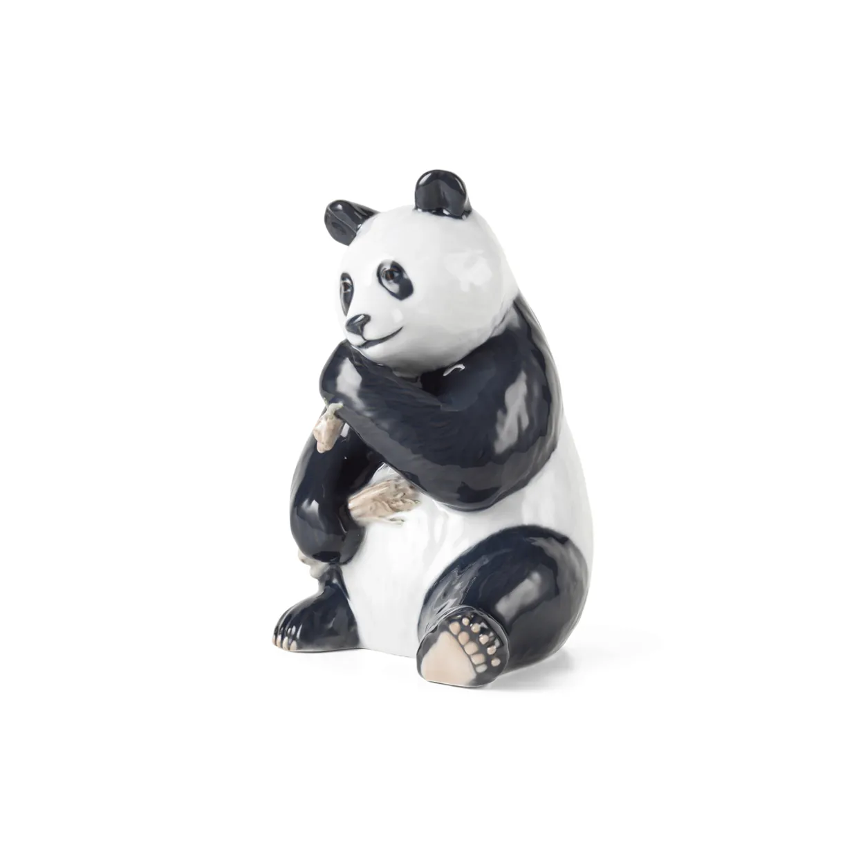 Figurer spisende panda, 18 cm