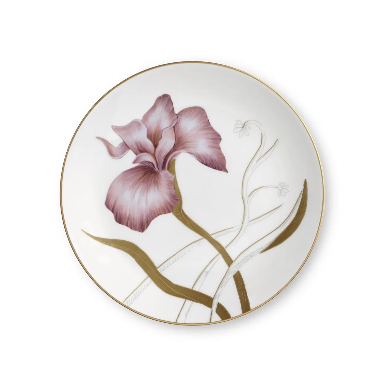 Flora tallerken, Iris, 19 cm