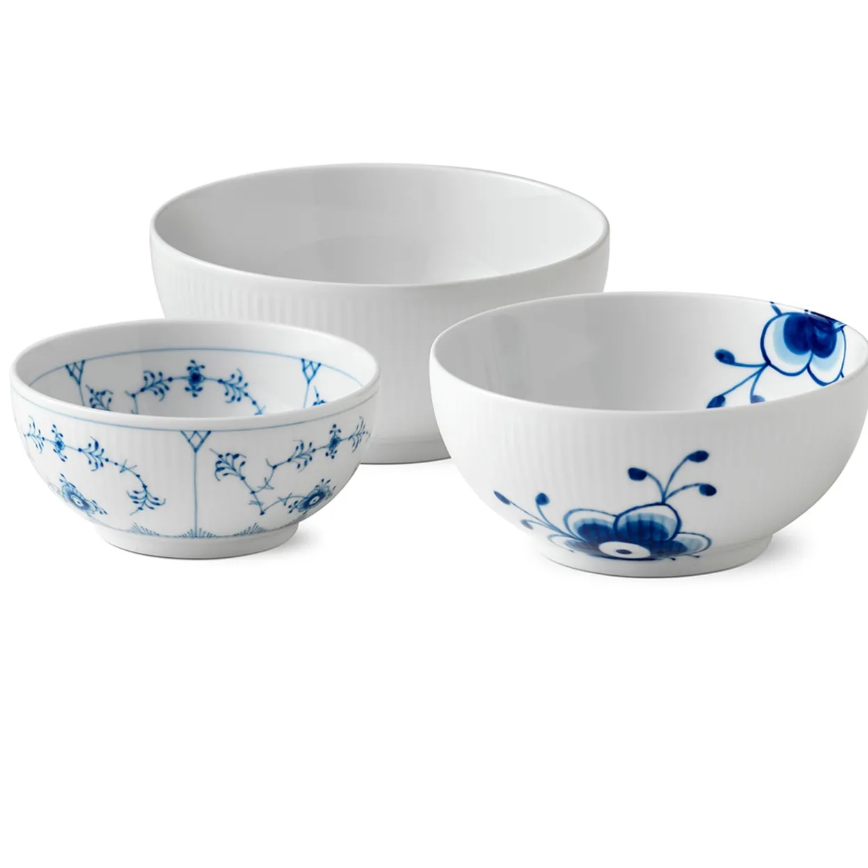 Gifts With History skål, 13 cm, 15 cm, 18 cm, 3 stk.