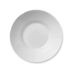 Hvid Elements dyb tallerken, 25 cm