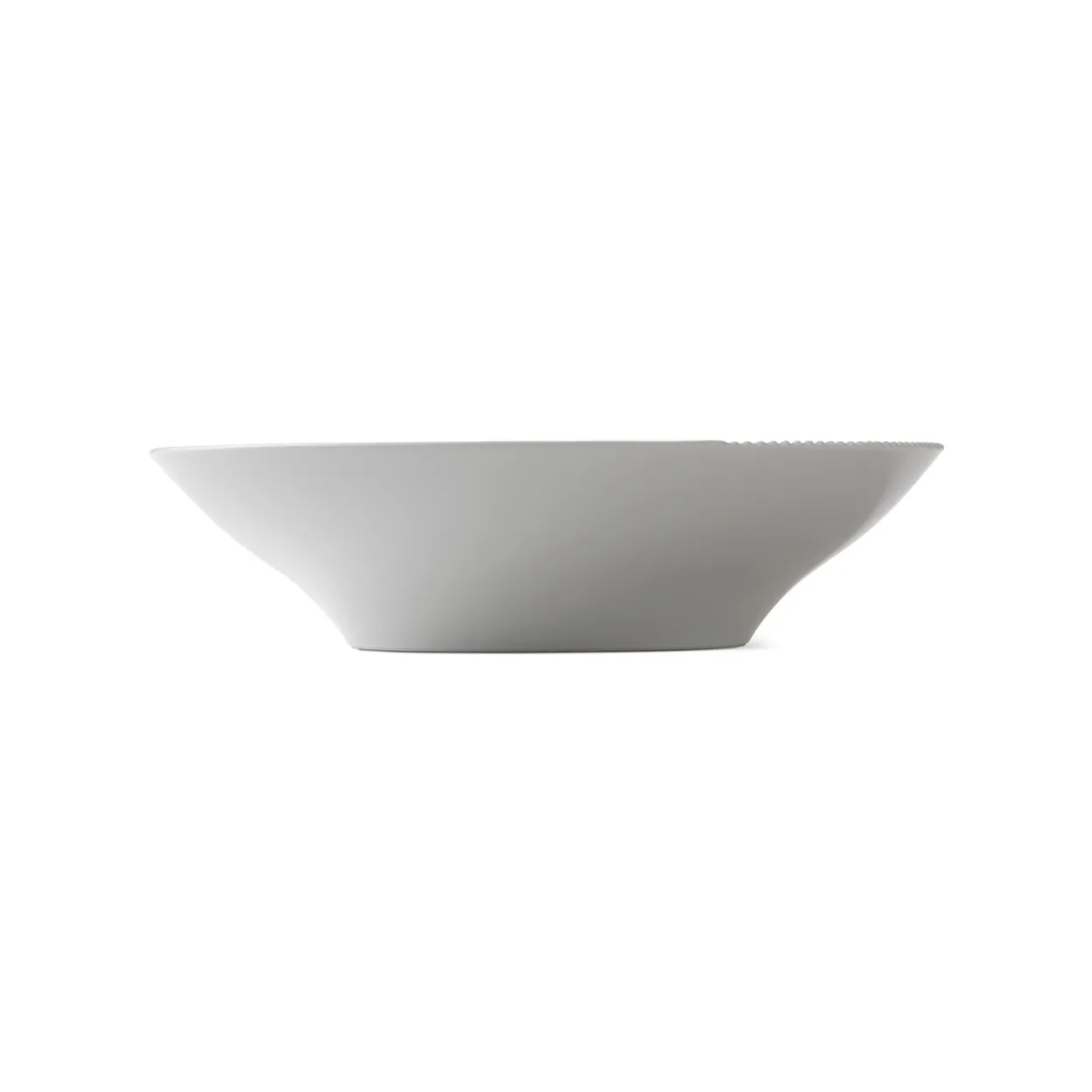 Hvid Elements dyb tallerken, 25 cm