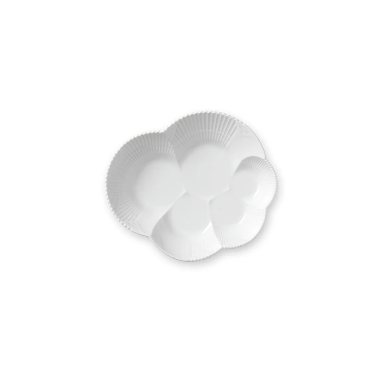 Hvid Elements fad, 19 cm