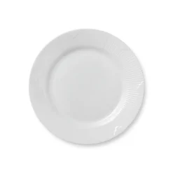 Hvid Elements tallerken, 22 cm