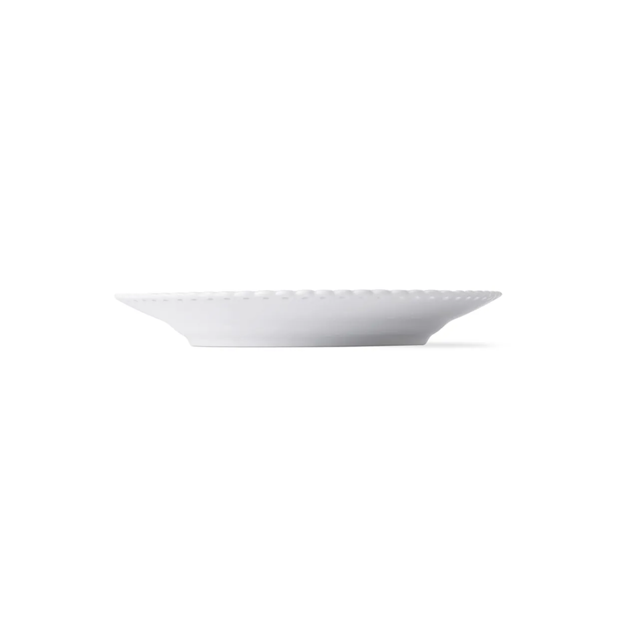 Hvid Helblonde tallerken, 19 cm