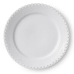 Hvid Helblonde tallerken, 27 cm