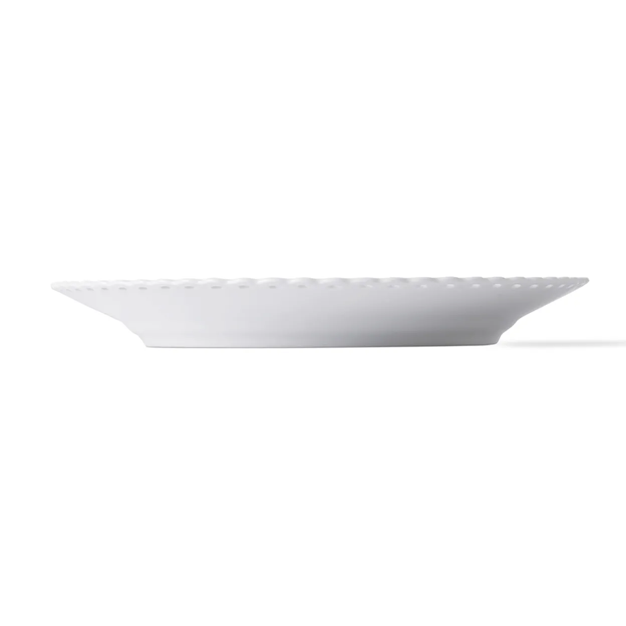 Hvid Helblonde tallerken, 27 cm