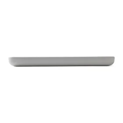 Hvid Riflet fad, 36 cm