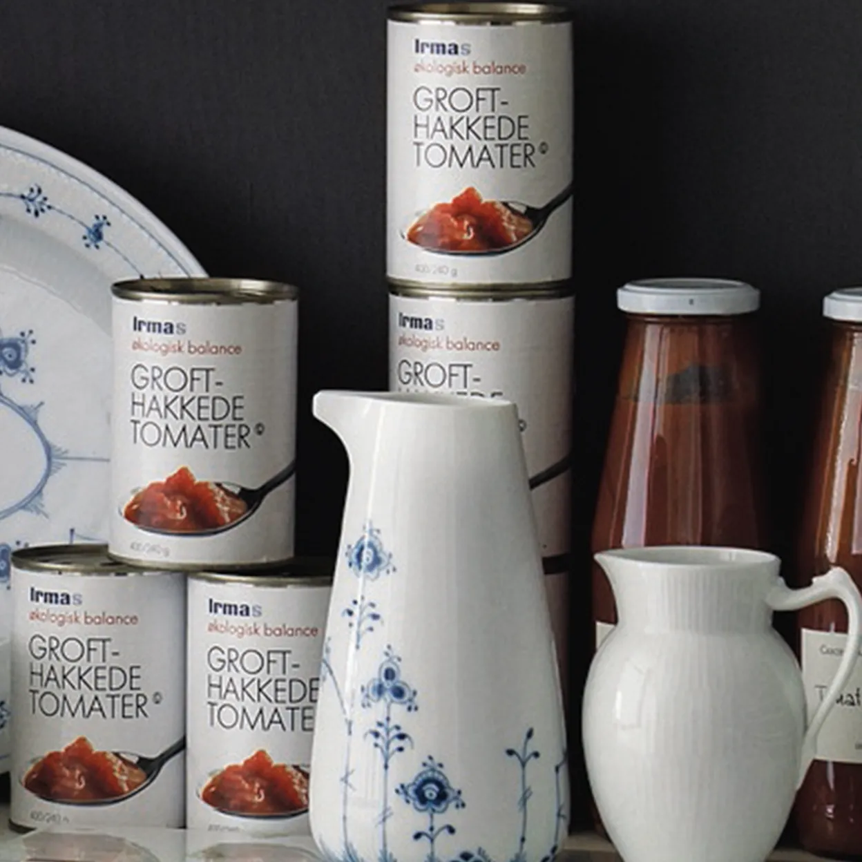 Hvid Riflet mælkekande, 38 cl