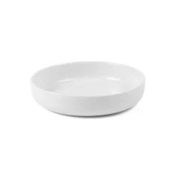 Hvid Riflet ovnfast fad, 18,5 cm