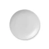 Hvid Riflet Tallerken Coupe, 19 cm