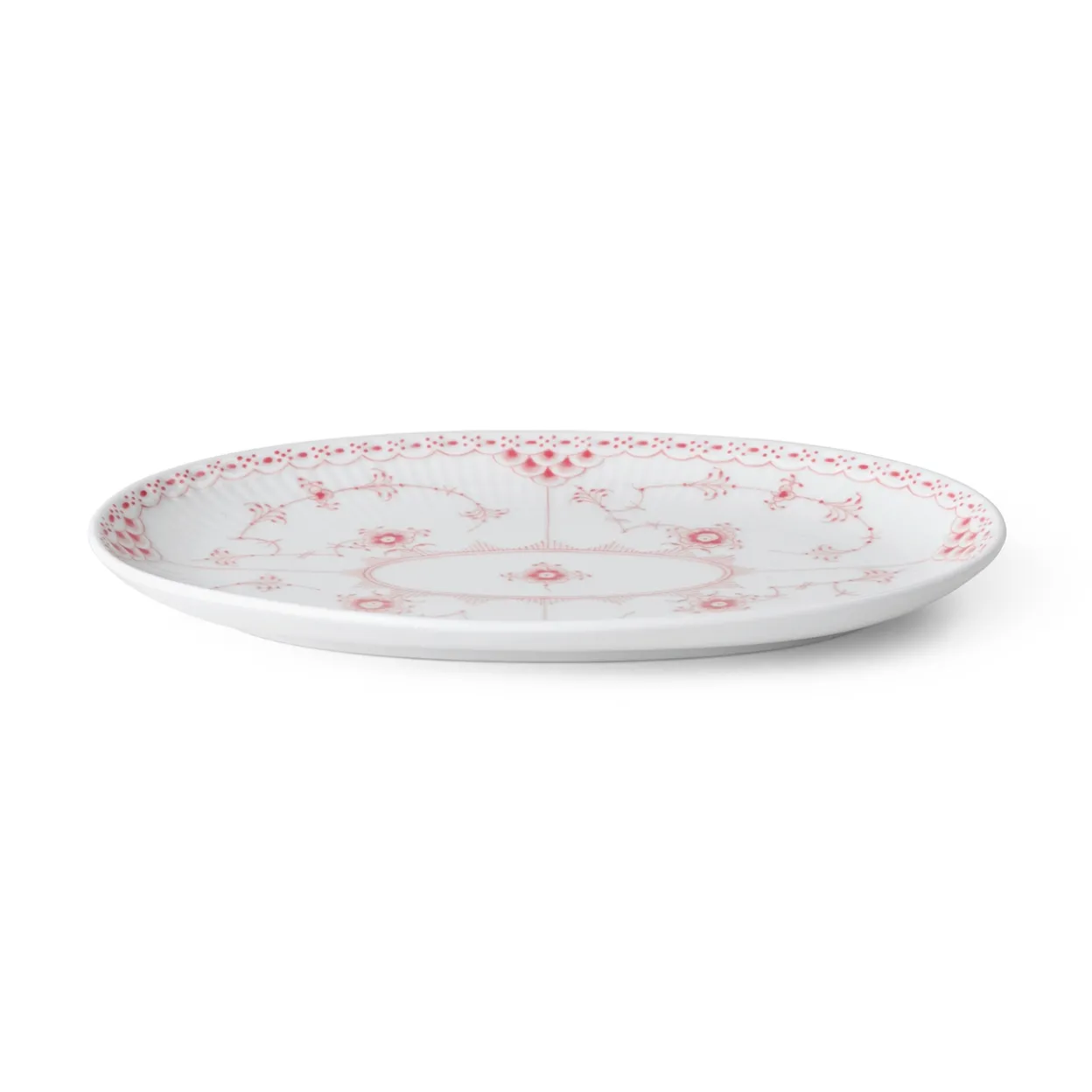 Koral Musselmalet Halvblonde asiet, 23,5 cm
