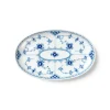 Musselmalet Halvblonde asiet, 23,5 cm
