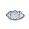Musselmalet Halvblonde asiet, 24,5 cm