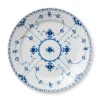 Musselmalet Halvblonde tallerken, 27 cm
