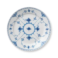 Musselmalet Halvblonde tallerken, 25 cm
