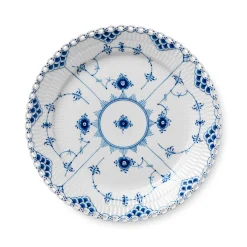 Musselmalet Helblonde tallerken, 25 cm