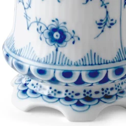 Musselmalet Helblonde vase, 11 cm