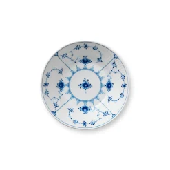 Musselmalet Riflet dyb tallerken, 17 cm