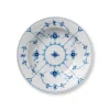 Musselmalet Riflet dyb tallerken, 21 cm
