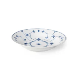 Musselmalet Riflet dyb tallerken, 27 cm