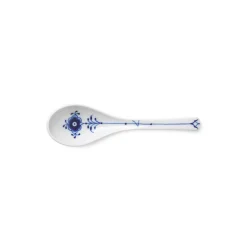 Musselmalet Riflet ske, 15 cm