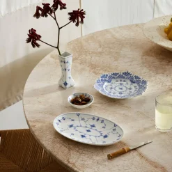 Musselmalet Riflet skål, 9 cl