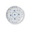 Musselmalet Riflet tallerken coupe, 19 cm