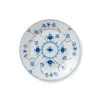 Musselmalet Riflet tallerken, 19 cm