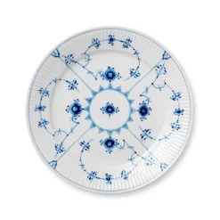 Musselmalet Riflet tallerken, 25 cm