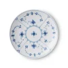 Musselmalet Riflet tallerken coupe, 23 cm