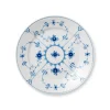 Musselmalet Riflet tallerken, 22 cm