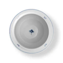 Musselmalet Riflet vinkøler, 21,5 cm