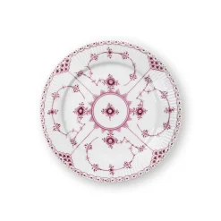 Purpur Musselmalet Halvblonde tallerken, 19 cm