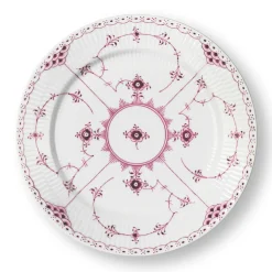 Purpur Musselmalet Halvblonde tallerken, 27 cm
