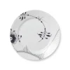 Sort Mega Riflet tallerken, decoration 2, 22 cm