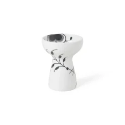 Sort Mega Riflet vase, 11 cm