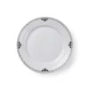 Sort Riflet Blonde tallerken, 22 cm