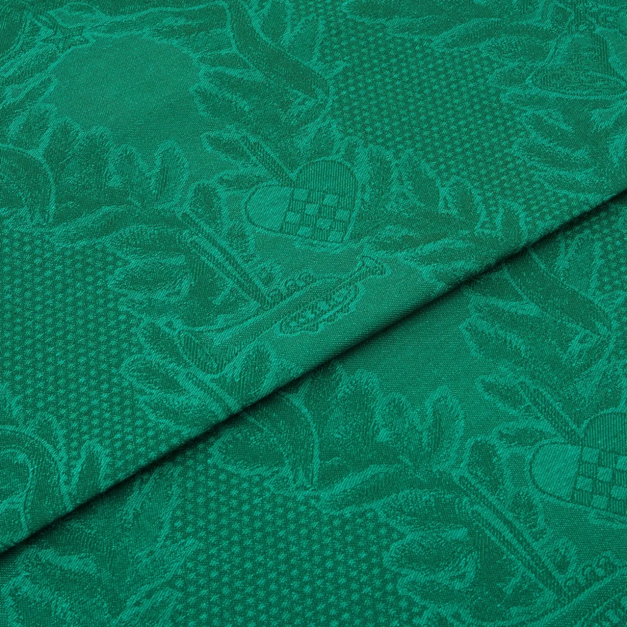 Stjerne Riflet Jul dug, grøn, 320 x 145 cm