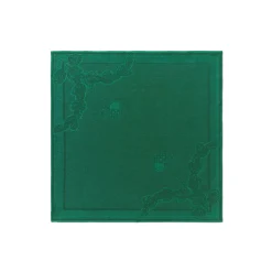 Stjerne Riflet Jul serviet, grøn, 45 x 45 cm, 2 stk.