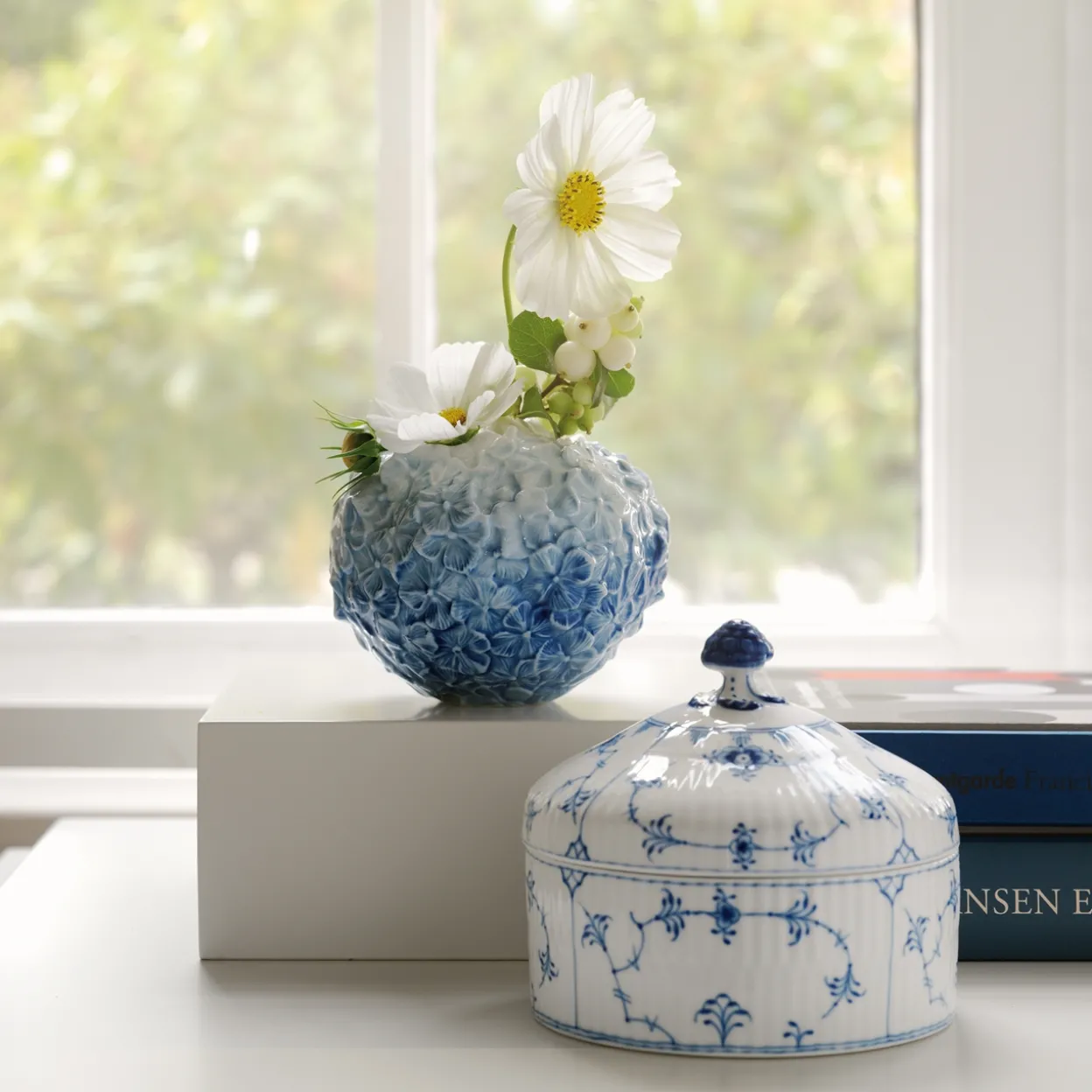 The Art of Giving Flowers vase, hortensia, lyseblå, 10 cm