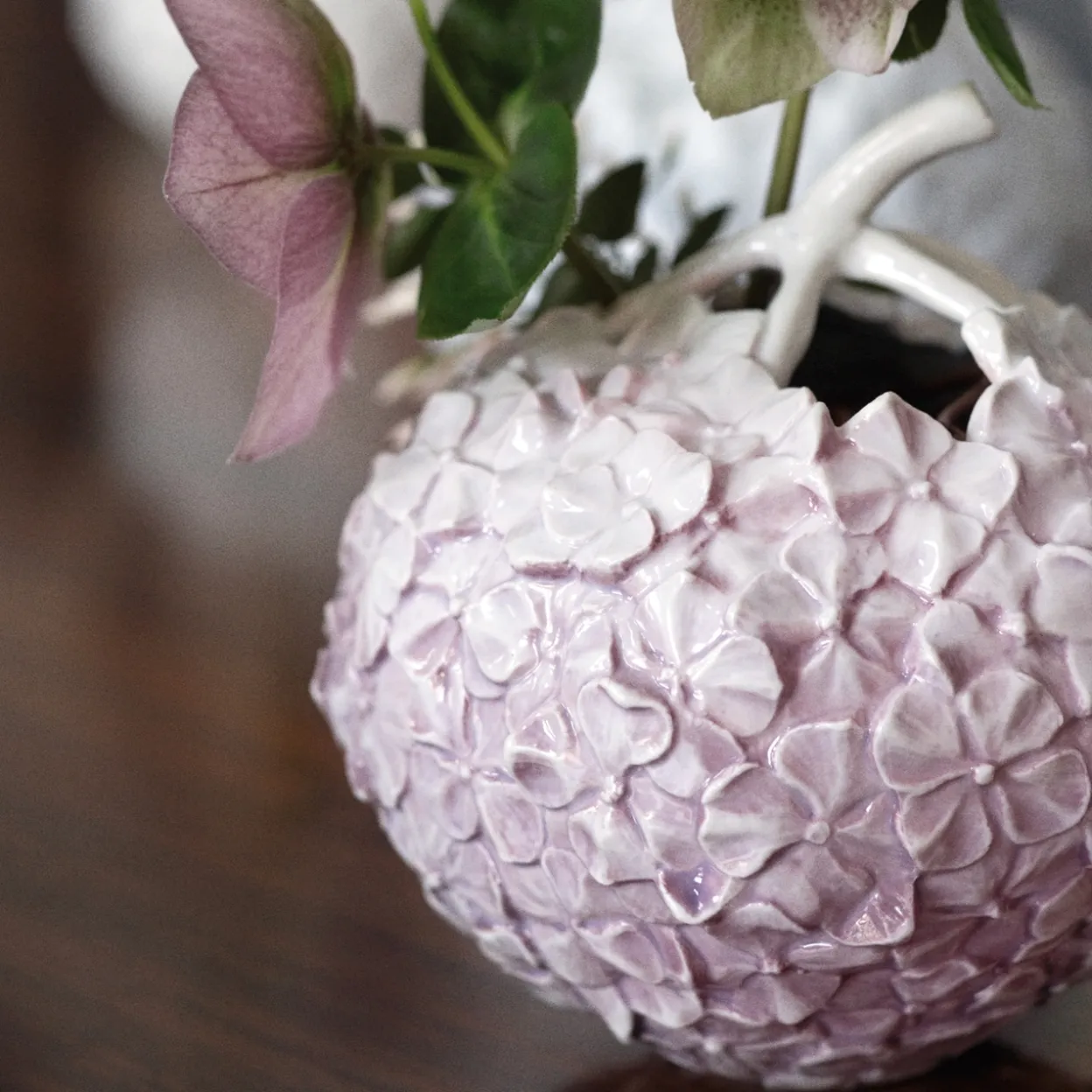 The Art of Giving Flowers Vase, hortensia, lilla, 10 cm