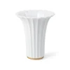 Vase med guldkant, 23 cm