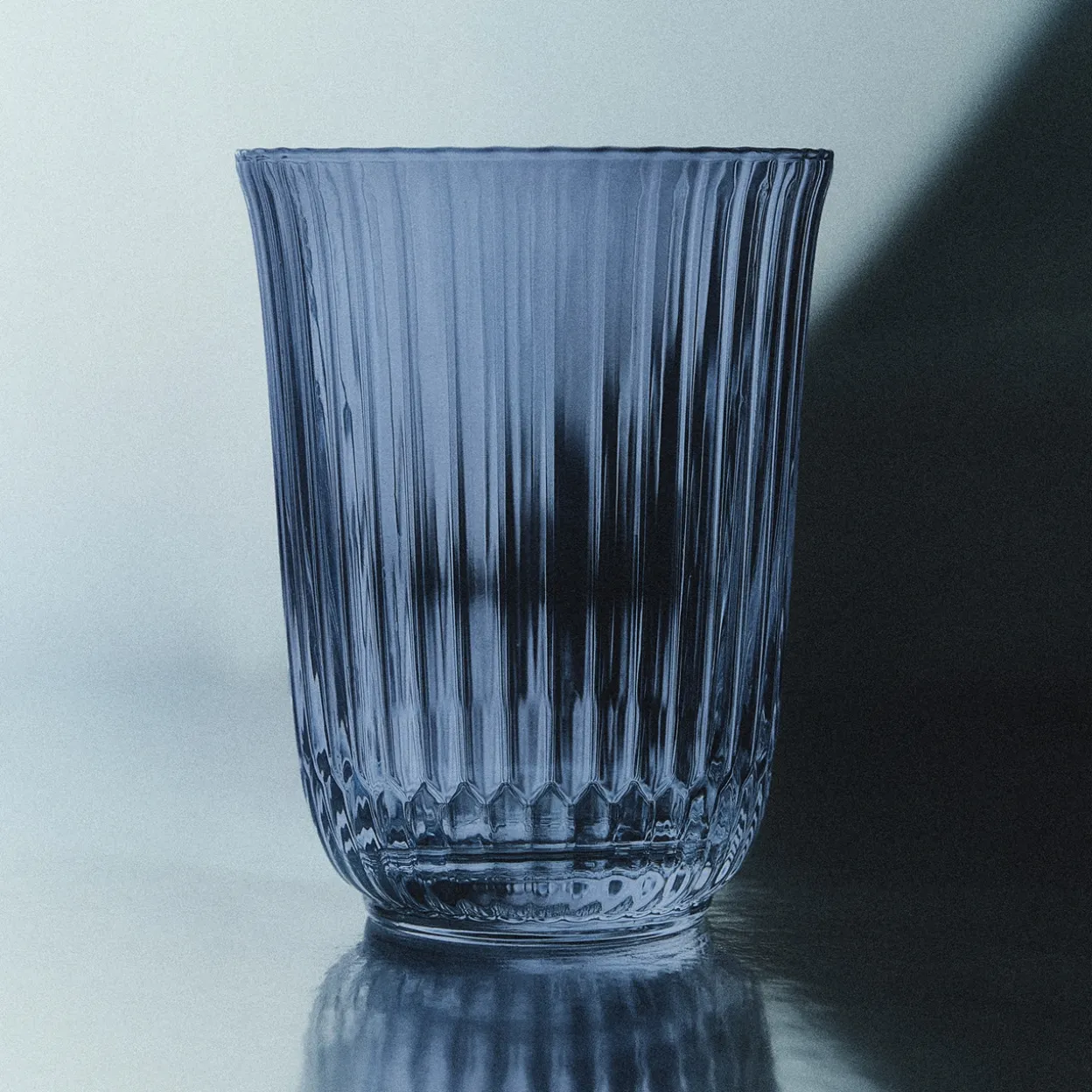 Waves highballglas, blå, 33 cl, 2 stk.