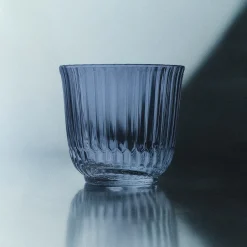 Waves vandglas, blå, 20 cl, 2 stk.